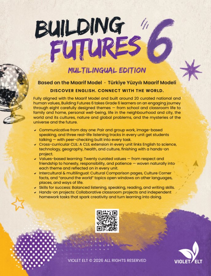 The Building Futures 6 Multilingual back cover with its gold compass motif